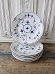 B&G Blue fluted small lunch plate 19 cm.