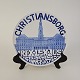 Kinnerup Antik & Porcelæn præsenterer: Porsgrund platte Christiansborg 190722 cm