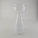 Kinnerup Antik & Porcelæn præsenterer: Hyacintvase i hvidt glas25 cm