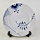 Kinnerup Antik & Porcelæn præsenterer: RC Tallerken 620Blå Mega Riflet19 cm