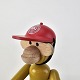 Kay Bojesen figurDBU kasket, lille abe1,5 cm