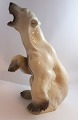 Lundin Antique præsenterer: Dahl Jensen. Porcelænsfigur. Stor stående isbjørn. Model # 1157. Højde 37 cm. (2 ...