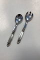 Danam Antik præsenterer: Georg Jensen Konge Sterling Sølv Salat Sæt