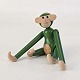 Kay Bojesen figurGrøn abe9,5-12 cm