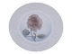 Antik K præsenterer: Royal Copenhagen Art Nouveau frokost tallerken med rose på prikket form fra 1898-1923