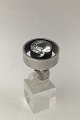 Danam Antik præsenterer: Hans Hansen Sterling Sølv Moderne Ring Zirkon