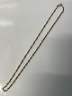 14 karat guld halskæde.Længde: 44,0 cm.