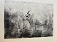 Ole Buus Larsen præsenterer: Radering af Kamma Salto m.fl. - 2 Pukkelokser 1919.