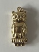 Antik Huset præsenterer: Ugle Vedhæng / Charms i 14 karat guldHøjde 2,7 cm