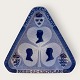 Moster Olga - Antik og Design presents: Royal CopenhagenMemorial plaque for the royal meeting in Malmö ...