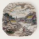 Moster Olga - Antik og Design presents: MyottRural SceneSquare dish*DKK 75