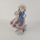 Lladro figurPige med blomster17 cm