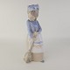 Zaphir FigurPige fejer22 cm