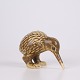 Knud Basse Figur af Kiwi Fugl 7,5 x 6 x 12 cm