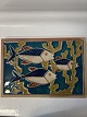 Relief, tre fisk blandt koraler, Bornholmsk keramik, ...