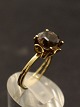 14 karat guld ring  med topas