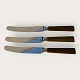 Paris6 knive med brune skaftersamlet 150kr