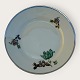Moster Olga - Antik og Design præsenterer: Grøn ValløKøbenhavns porcelæns maleriKage tallerken*25kr