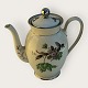 Moster Olga - Antik og Design præsenterer: Grøn ValløKøbenhavns porcelæns maleriKaffekande*150kr