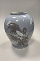 Danam Antik præsenterer: Royal Copenhagen Art Nouveau Unika Vase af Carl Mortensen med sommerfugle fra 1900