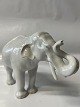 Antik Huset præsenterer: Figur elefant hvid Royal CopenhagenDek. Nr. 1376