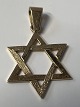 Antik Huset præsenterer: Davidstjerne vedhæng i 14 Kt. guld.Højde 3,3 cm.