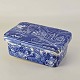 Kinnerup Antik & Porcelæn præsenterer: English ScenerySmørboksBlå Paris14,5 cm