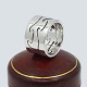 Antik Damgaard-Lauritsen præsenterer: Georg Jensen, Nina Koppel; Fusion ring af 18 kt. hvidguld, tredelt