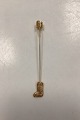 Danam Antik præsenterer: Georg Jensen Golden Christmas Lyseholder - Julesok 2003