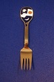 Antikkram præsenterer: Michelsen/Georg Jensen julegaffel 2004 i forgyldt sterling sølv