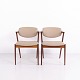 Osted Antik & Design præsenterer: Par Kai Kristiansen Model 42 Spisebordsstole i Palisander Schou Andersen ...