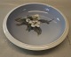 0053-2528 Kgl. Skål med frugtblomster på gren 21.5 cm ...