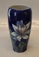 2797-235 Kgl. Cobolt Blå Blomstervase 17 cm Kongelig Dansk Porcelæn
