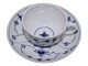 Blue Fluted PlainCoffee cup with inside decoration #70