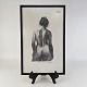 Kinnerup Antik & Porcelæn præsenterer: AnthomTryk nøgen kvinde37x23,5 cm