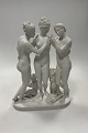 Danam Antik præsenterer: Royal Copenhagen Bisque Figur 3 Gratier af Thorvaldsen