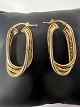9 karat guld Hænge øreringe.Længde 3,5 cm.