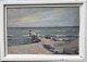 Reutemann Antik præsenterer: Arthur Nielsen: Maleri med motiv fra Tisvilde Strand ca. 1930