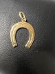 Antik Huset præsenterer: 14 karat guld. Hestesko. Charms / Vedhæng.Højde 2,3 cm.