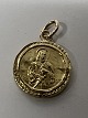 Antik Huset præsenterer: 14k. Guldvedhæng med de to apostle Peter og Paulus.Højde: 1.7 cm.