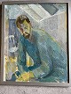 Maleri af Bertil Andersson - Selvportræt.