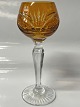 Rømer Glas Portvin Vin Gyldenbrun.Højde 13 cm