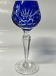 Rømer Glas Portvin Vin Blå.Højde 13 cm