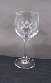 Frimurerglasbourgogne krystalglas  dekoreret med ...