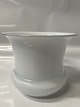 Holmegaard Potteskjuler i hvidt opal glas, Højde 12 cm.