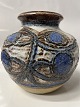 Bornholmsk keramik, Søholm, kugle vase.Højde 17 cm.