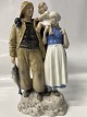 Bing & Grøndahl Figur, Fisker familie.Dek. Nr. 2025.