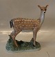 Klosterkælderen præsenterer: 0465 Kgl. Hjort - Dådyr hind 27 x 23 cm Design Nanna Brøndum Kongelig Dansk Porcelæn