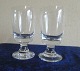 Antikkram præsenterer: Almue klare glas fra Holmegaard. Par store rødvinsglas eller ølglas 13.5cm