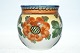 Beautifully decorated Aluminia Vase